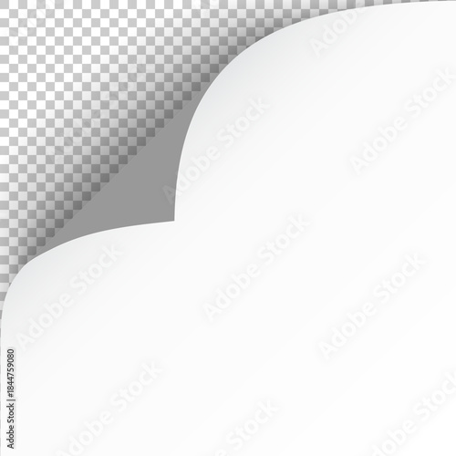 white paper background with place for text