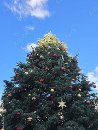 decorated christmas tree