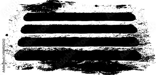 Black and white stencil illustration of industrial vent grill for urban art and design projects