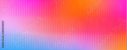 Colorful frosted ribbed glass texture background