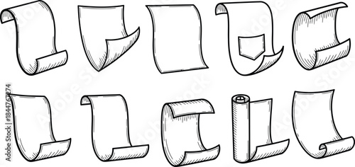 A black and white image of stylized letters