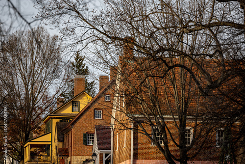 Historic buildings in Old Salem, NC