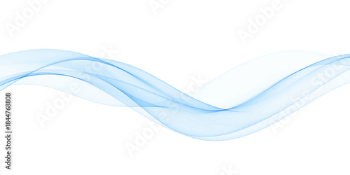 Abstract blue wave design with motion lines and light curve for a digital business backdrop. line, vector, water, smoke, color, art, shape, swirl, pattern, flow, backgrounds