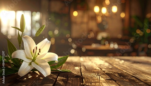 flowers on the table