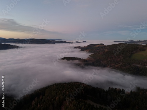 Versunken im Nebelmeer, Bucklige Welt in Niederösterreich 