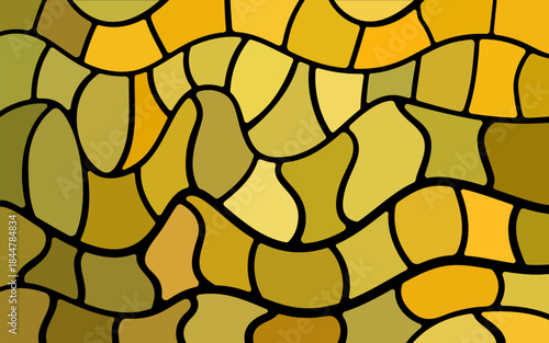 abstract vector stained-glass mosaic background