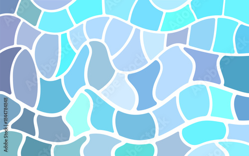 abstract vector stained-glass mosaic background