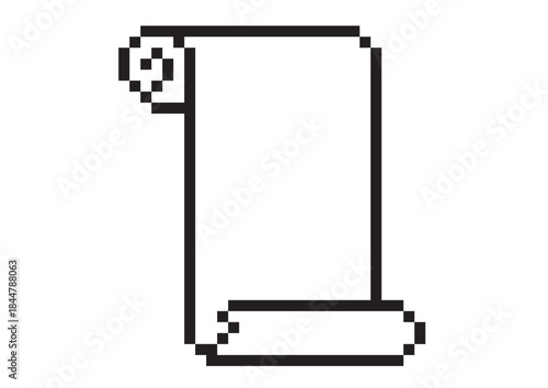 巻物・羊皮紙のドット絵