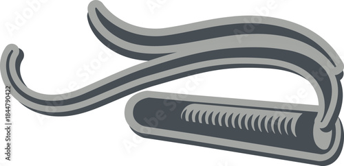 Logo in the vintage style of a lit cigarette.