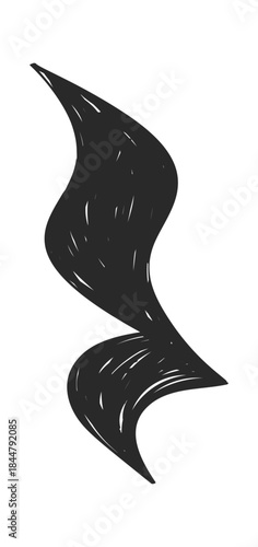 Hand drawn music sound symbol