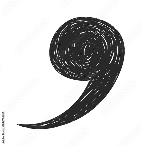 Comma small pause punctuate rhythm