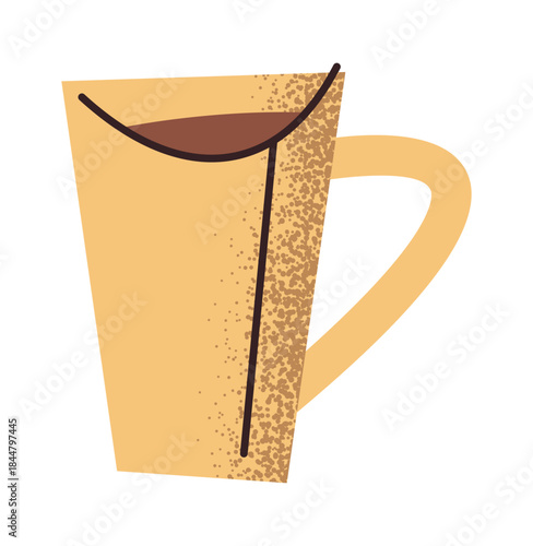 Hot coffee drink in mug