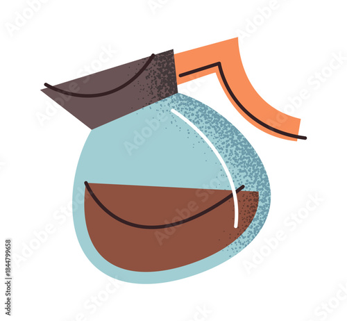 Big coffee pitcher glass container