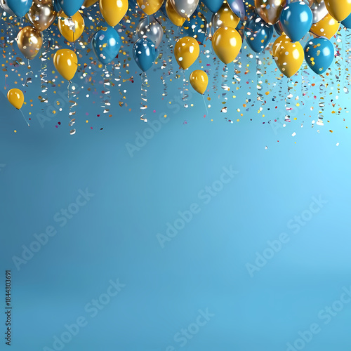 Wallpaper Mural christmas background with balls Torontodigital.ca