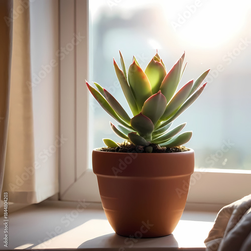 Wallpaper Mural cactus in a pot Torontodigital.ca