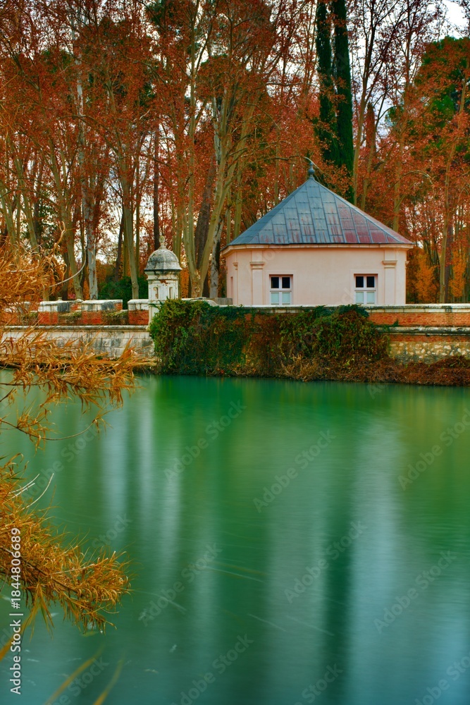 Obraz premium Rio tajo en Aranjuez , Madrid , España.