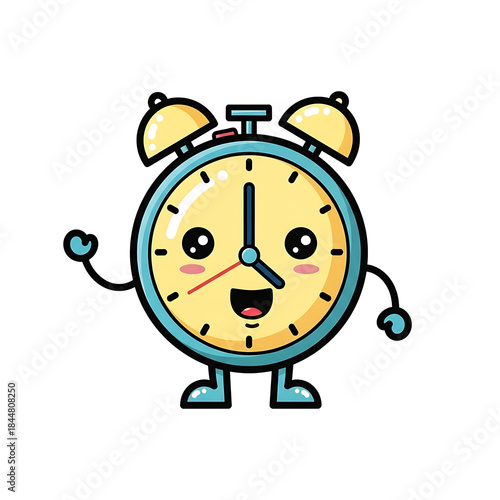 Cartoon Alarm Clock. (2)