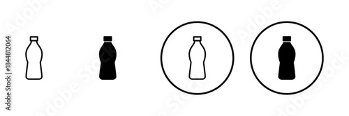Bottle icon vector. bottle sign and symbol