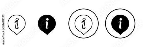 Information sign icon vector. about us sign and symbol. question mark icon