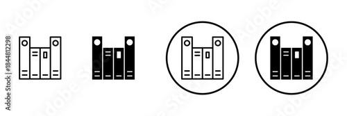Library icon vector. education sign and symbol