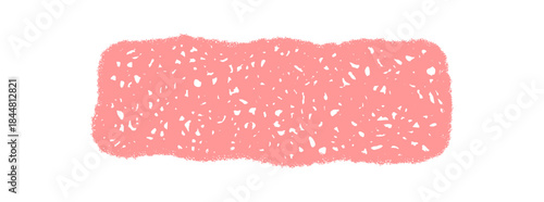 Pink crayon wavy scribble quote frame with pastel rectangle border in an organic sketch style. Hand drawn design stands out as a creative graphic background with a unique frame for quote or text.