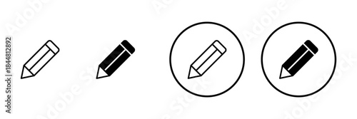 Pencil icon vector. pen sign and symbol. edit icon vector