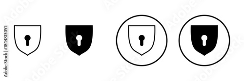 Security icon vector. protection sign and symbol. privacy. vpn