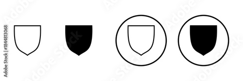 Shield icon vector. Protection icon. Security sign and symbol