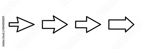 Arrow icon vector illustration. Arrow sign and symbol for web design.