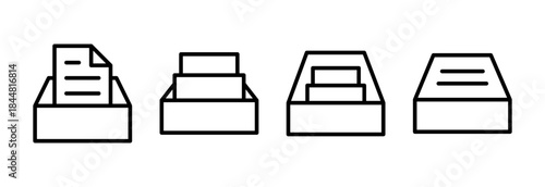 Archive folders icon vector illustration. Document vector icon. Archive storage icon.