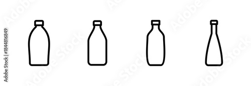 Bottle icon vector illustration. bottle sign and symbol