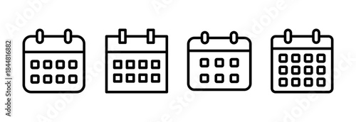 Calendar icon vector illustration. Calender sign and symbol. Schedule icon symbol