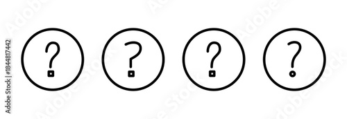 Question icon vector illustration. question mark sign and symbol