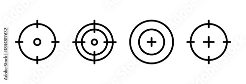 Target icon vector illustration. goal icon vector. target marketing sign and symbol