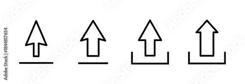 Upload icon vector illustration. load data sign and symbol