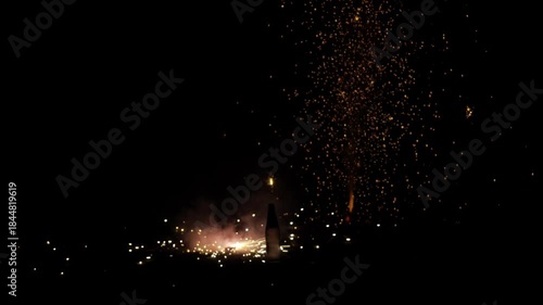 Enchanting Diwali Fireworks  Spectacular Colors Ignite the Night Sky