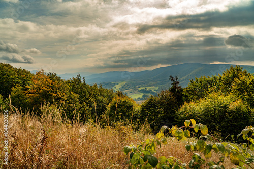 Fototapeta Naklejka Na Ścianę i Meble -  Polonina Wetlinska, Bieszczady mountain, Bieszczady National Park, Poland.