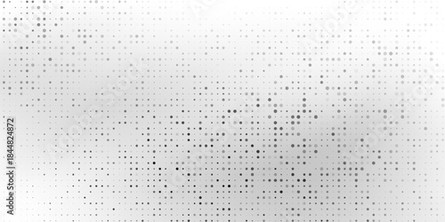 halftone faded gradient texture. grunge halftone grit background. white and black sand noise wallpaper. retro pixilated vector backdrop.eps.10.