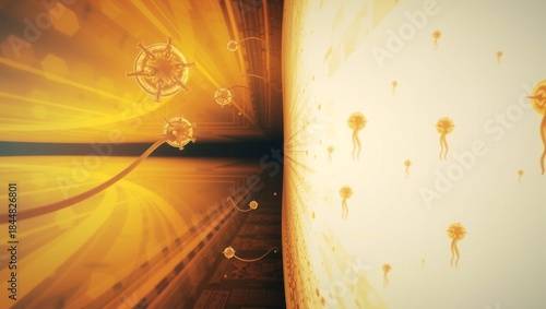 Futuristic Microscopic Alien World