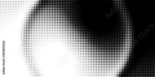 Abstract halftone pattern dot background texture. Overlay grunge dots distress linear vector.