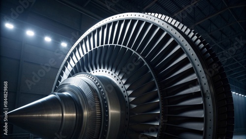 Intricate Steam Turbine Blade Cross-Section