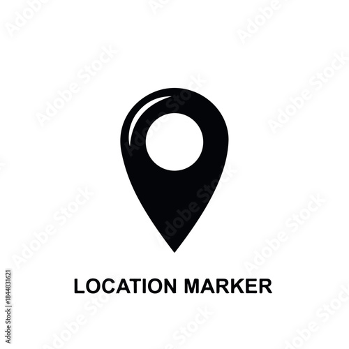 Location Marker and Map Pin Icon