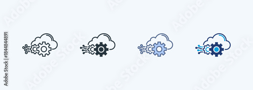 Saas Multiple Style Icon Collection
