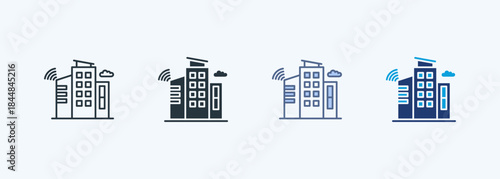 Smart City Multiple Style Icon Collection