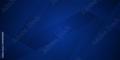 Black dark navy blue silver abstract pattern background. Geometric shape. Line triangle angle fold polygon diamond 3D. Color gradient ombre. Rough grain noise