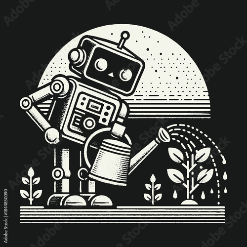 Robot Nurturing Plants: A Technological Gardeners Touch.