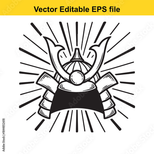  vector editable eps file of an egyptian ankh symbol with rays isolated on white background