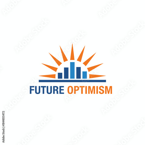 Future Optimism Financial Growth Sunset Logo