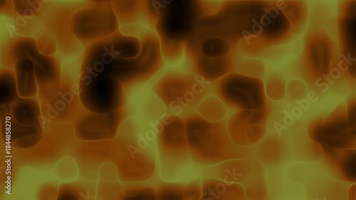Closeup view of yellow and brown molten lava texture. Suitable for backgrounds, textures, and designs related to geology, earth, and nature.