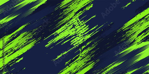 Modern and spectacular abstract green grunge sports background design. eps 10